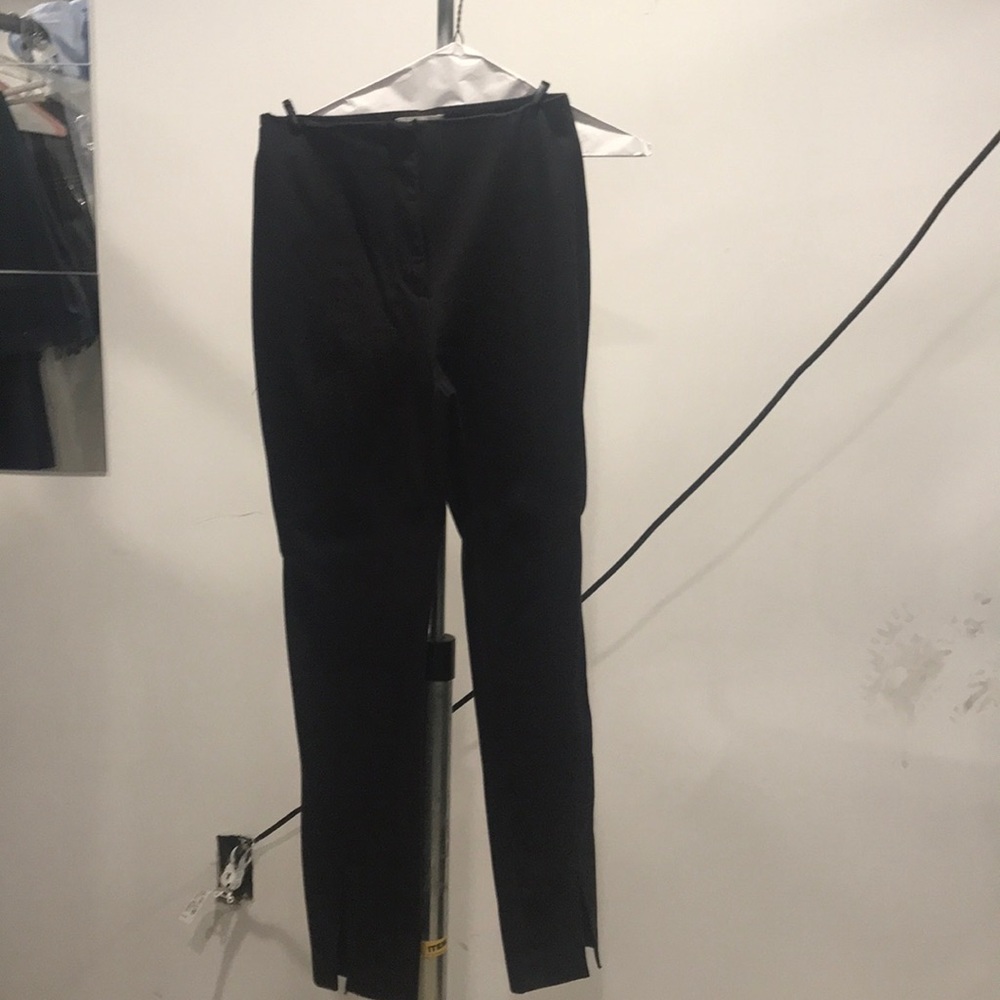 High rise Anthropologie leggings with split bottom